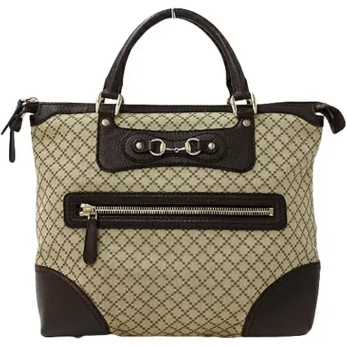 Pre-owned Canvas handbags , female, Sizes: ONE SIZE - Gucci Vintage - Modalova