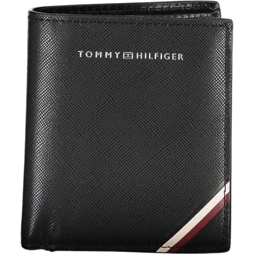 Wallets & Cardholders, male, , Size: ONE SIZE Leather Wallet - Tommy Hilfiger - Modalova