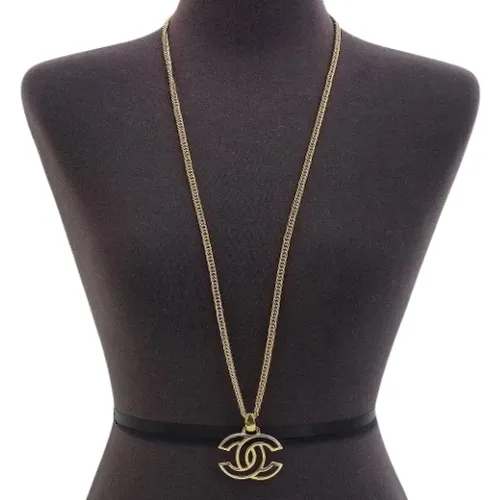 Pre-owned Jewellery, female, , Size: ONE SIZE Pre-owned Metal necklaces - Chanel Vintage - Modalova