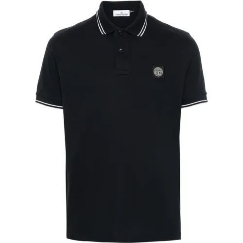 Polo Shirts, male, , Size: M Polo Shirt with Logo Patch - Stone Island - Modalova