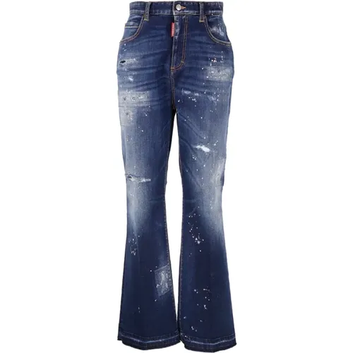 Flared Jeans , Damen, Größe: L - Dsquared2 - Modalova