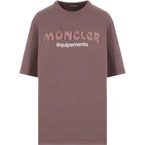Prune Jersey T-shirt Salehe Bembury Collaboration , female, Sizes: XS, S - Moncler - Modalova