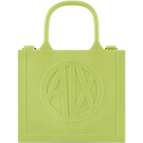 Milky Bag - Grüne Synthetische Handtasche - Armani Exchange - Modalova