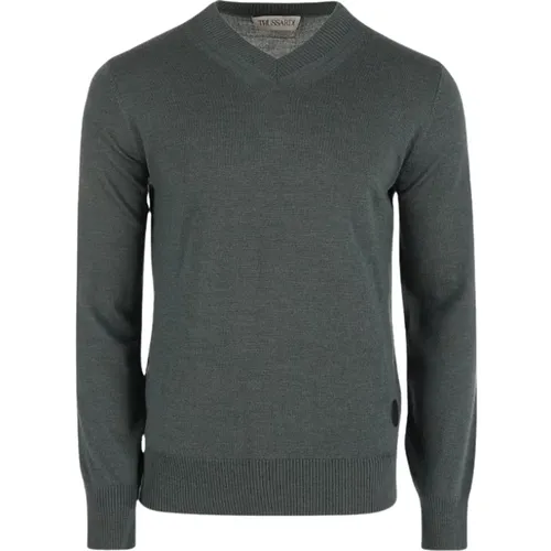 Crew Neck Sweater , male, Sizes: L - Trussardi - Modalova