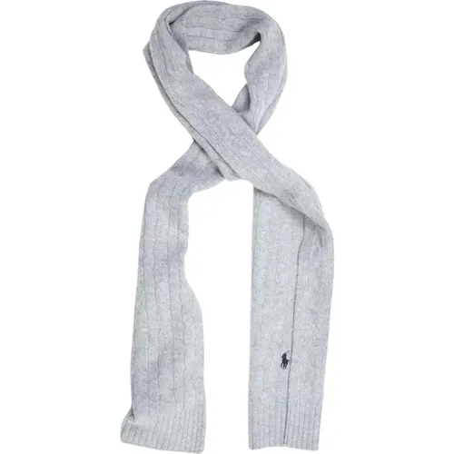 Winter Scarves, male, , Size: ONE SIZE Sophisticated Ribbed Scarf - Polo Ralph Lauren - Modalova