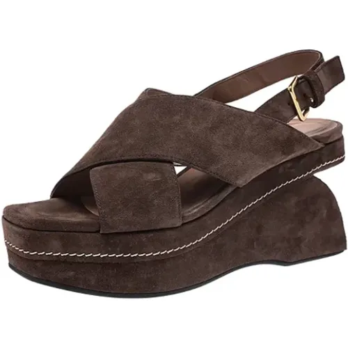 Pre-owned Wildleder sandals , Damen, Größe: 39 EU - Marni Pre-owned - Modalova
