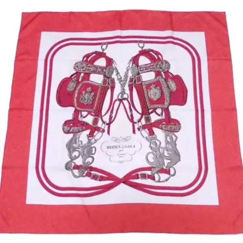 Pre-owned Silk scarves , female, Sizes: ONE SIZE - Hermès Vintage - Modalova