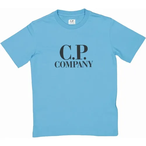 Goggle Print T-Shirt für Jungen - C.P. Company - Modalova