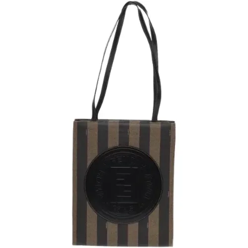 Pre-owned Tote Bags, female, , Size: ONE SIZE Pre-owned Canvas totes - Fendi Vintage - Modalova