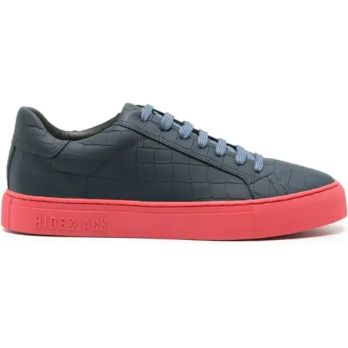 Blaue Essence Sneakers , Herren, Größe: 42 EU - Hide&Jack - Modalova