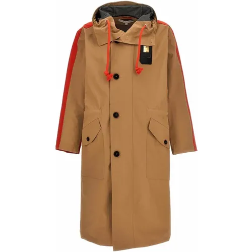 Parkas, male, , Size: M Oversized Parka with Hood and Drawstring - JW Anderson - Modalova