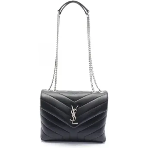 Pre-owned Shoulder Bags, female, , Size: ONE SIZE Pre-owned Leather shoulder-bags - Yves Saint Laurent Vintage - Modalova