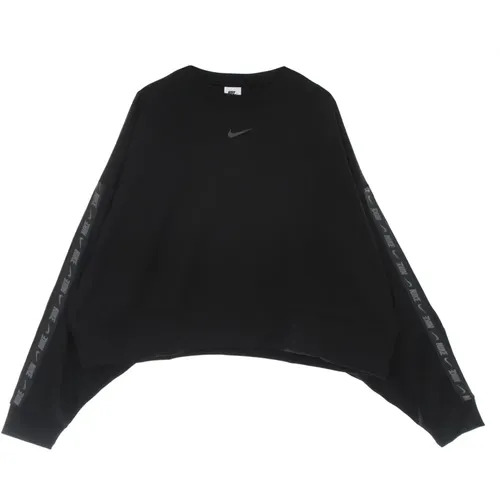 Oversize Lightweight Crewneck Sweatshirt , female, Sizes: L, S, M - Nike - Modalova