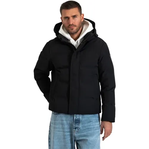 Polyester Jacke , Herren, Größe: 2XL - Replay - Modalova