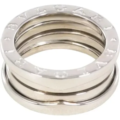 Pre-owned Jewellery, female, , Size: ONE SIZE Pre-owned White Gold rings - Bvlgari Vintage - Modalova