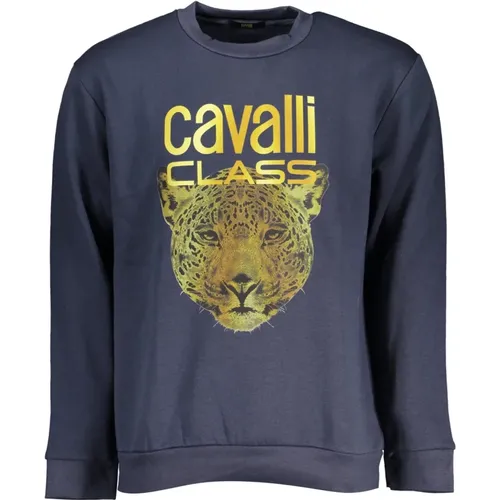 Sweatshirts, male, , Size: M Clothing - Cavalli Class - Modalova