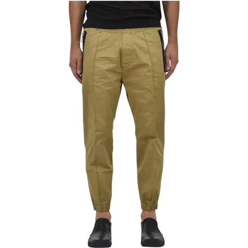 Chinos, male, , Size: XS Cotton Drawstring Chinos for Men - Dsquared2 - Modalova