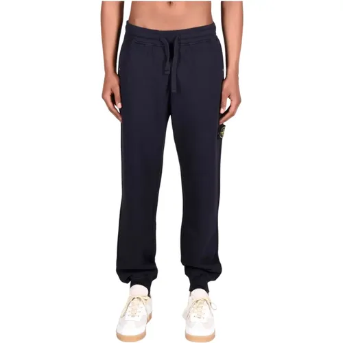 Sweatpants, male, , Size: XL Cotton Trousers - Stone Island - Modalova