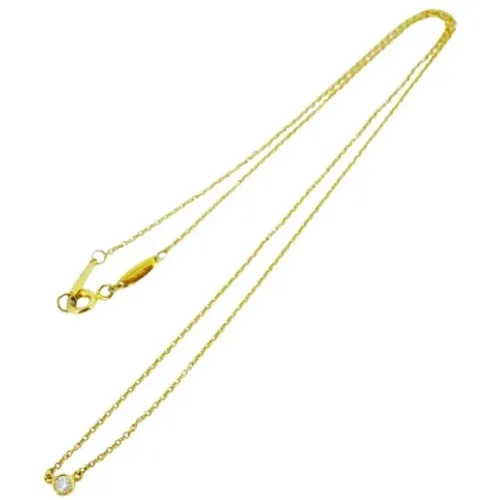 Pre-owned Jewellery, female, , Size: ONE SIZE Pre-owned Gold necklaces - Tiffany & Co. Pre-owned - Modalova