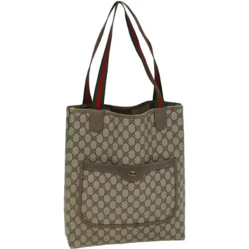 Pre-owned Tote Bags, female, , Size: ONE SIZE Pre-owned Leather totes - Gucci Vintage - Modalova