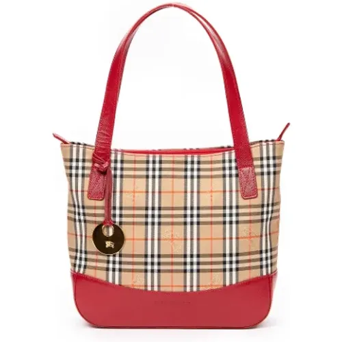 Pre-owned Tote Bags, female, , Size: ONE SIZE Pre-owned Canvas totes - Burberry Vintage - Modalova