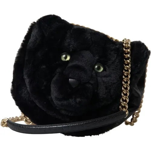 Exquisite Panther Schultertasche mit Krokoprägung - Dolce & Gabbana - Modalova