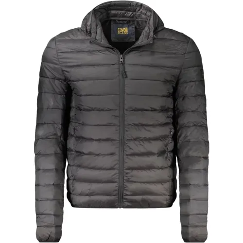 Winter Jackets, male, , Size: 2XL Lightweight Hooded Jacket - Cavalli Class - Modalova