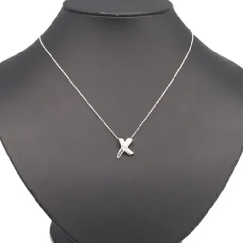 Pre-owned Jewellery, female, , Size: ONE SIZE Pre-owned Silver necklaces - Tiffany & Co. Pre-owned - Modalova