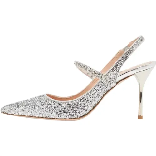 Pre-owned Fabric heels , female, Sizes: 4 1/2 UK - Miu Miu Pre-owned - Modalova