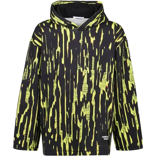 Hoodies, male, , Size: S ALL Over Printed Sweatshirt - Ambush - Modalova