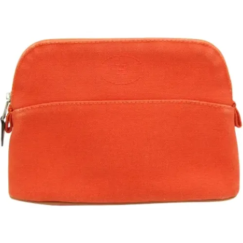 Pre-owned Clutches, female, , Size: ONE SIZE Pre-owned Cotton pouches - Hermès Vintage - Modalova