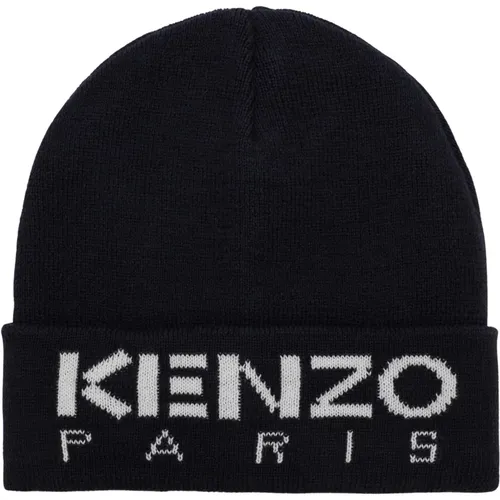 Beanies, male, , Size: ONE SIZE Stylish Beanie Hat - Kenzo - Modalova