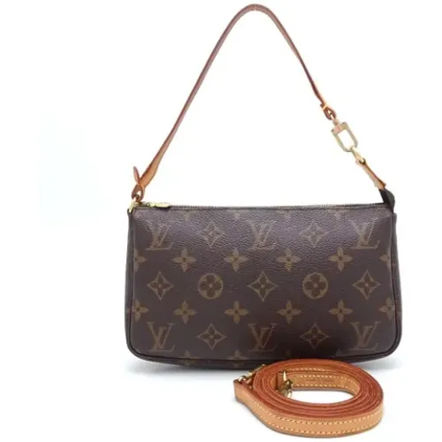 Pre-owned Canvas clutches , female, Sizes: ONE SIZE - Louis Vuitton Vintage - Modalova