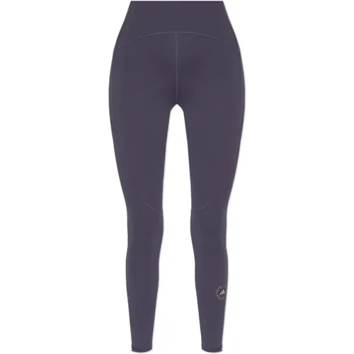 Training leggings with logo , female, Sizes: XL, L, XS - adidas by stella mccartney - Modalova