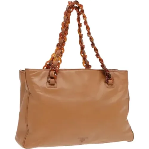 Pre-owned Tote Bags, female, , Size: ONE SIZE Pre-owned Leather prada-bags - Prada Vintage - Modalova