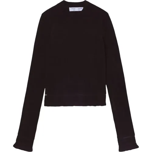 Cropped turtleneck sweater , female, Sizes: XS, S, L - Proenza Schouler - Modalova