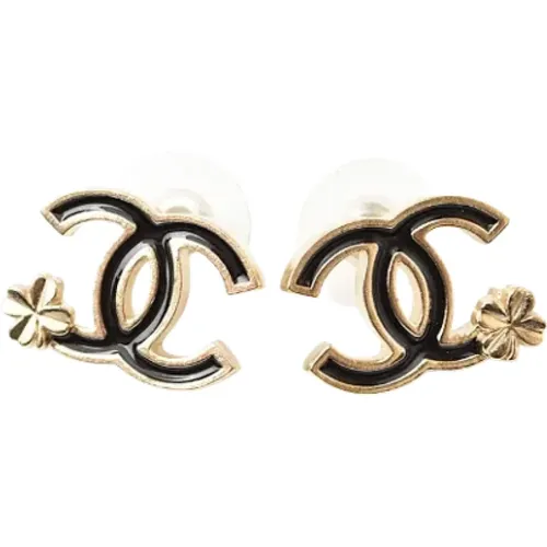 Pre-owned Jewellery, female, , Size: ONE SIZE Pre-owned Metal earrings - Chanel Vintage - Modalova