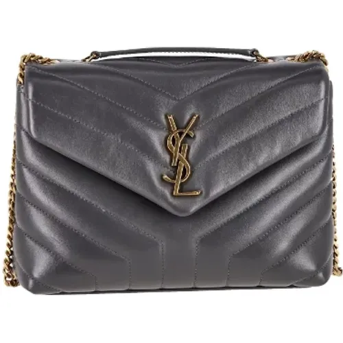 Pre-owned Leather shoulder-bags , female, Sizes: ONE SIZE - Yves Saint Laurent Vintage - Modalova