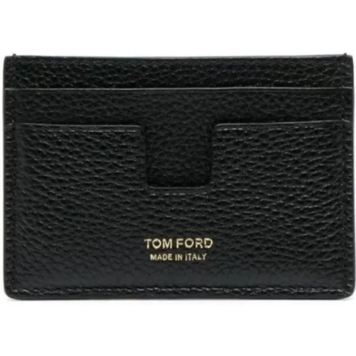 Wallets & Cardholders, male, , Size: ONE SIZE Leather Wallet Stylish Upgrade - Tom Ford - Modalova