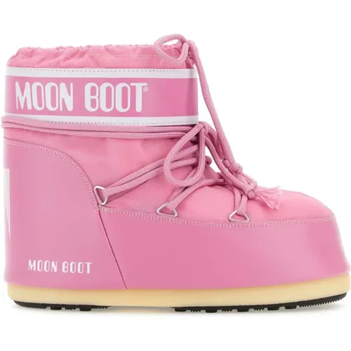 Rosa Icon Low Ankle Boots , Damen, Größe: 36 EU - moon boot - Modalova