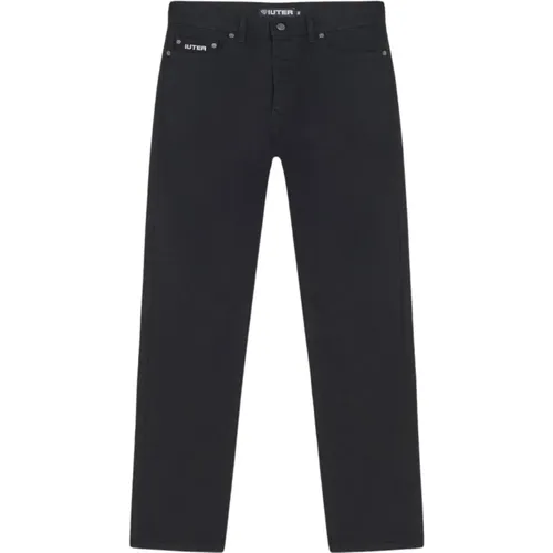 Classic Straight Fit Denim Jeans , male, Sizes: W32, W30, W34, W31, W33, W36 - Iuter - Modalova