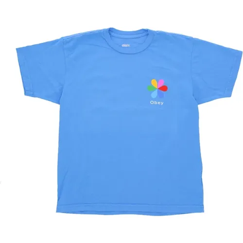 T-Shirts, male, , Size: M Tranquil Men's Tee Short Sleeve - Obey - Modalova