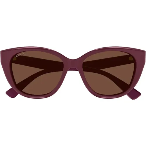 Lettering Large Sunglasses , female, Sizes: 54 MM - Gucci - Modalova