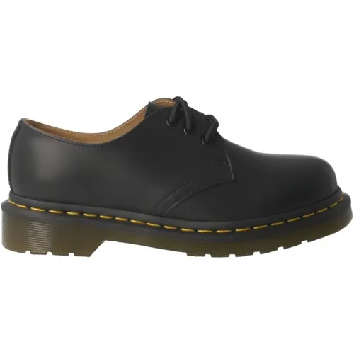 Schwarze Leder Schnürschuhe , Damen, Größe: 38 EU - Dr. Martens - Modalova