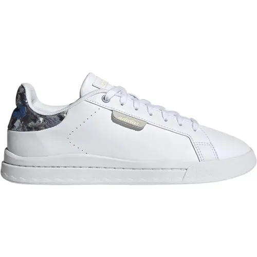 Seiden Sneaker Weiße Court Schuhe , Damen, Größe: 40 EU - Adidas - Modalova