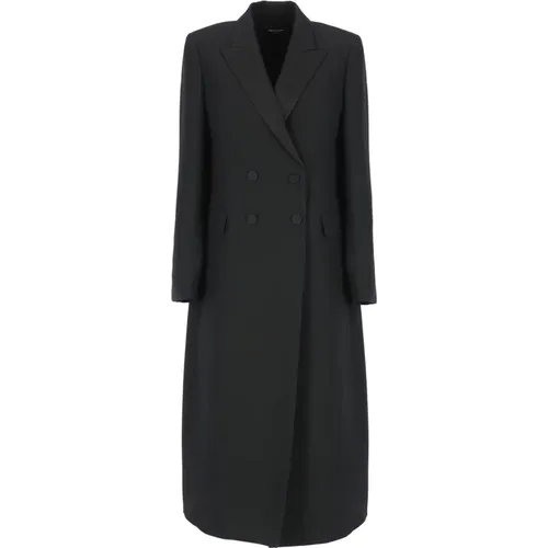 Wool and Silk Overcoat , female, Sizes: S - Fabiana Filippi - Modalova