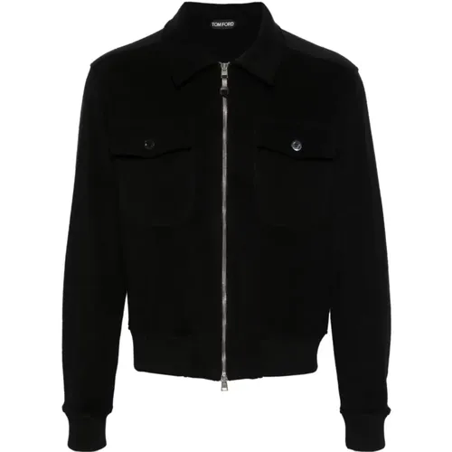Stylish Cotton Jacket for Men , male, Sizes: L, 3XL, XL - Tom Ford - Modalova