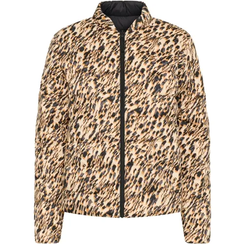 Light Jackets, female, , Size: 2XL Stylish Lila Jacket with Cool Print - InWear - Modalova