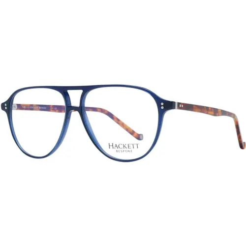 Glasses, male, , Size: ONE SIZE Aviator Eyeglasses Acetate Plastic - Hackett - Modalova