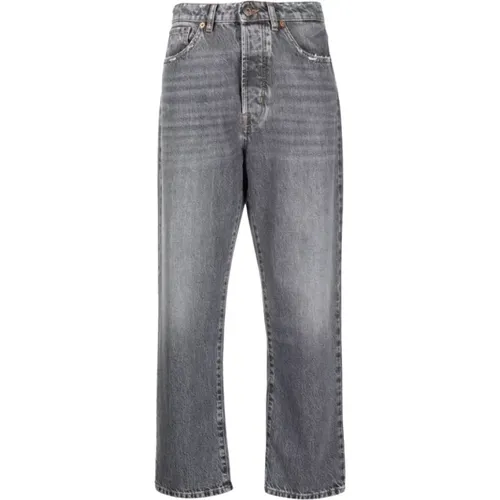 High-rise cropped boyfriend jeans , female, Sizes: W28 - 3X1 - Modalova